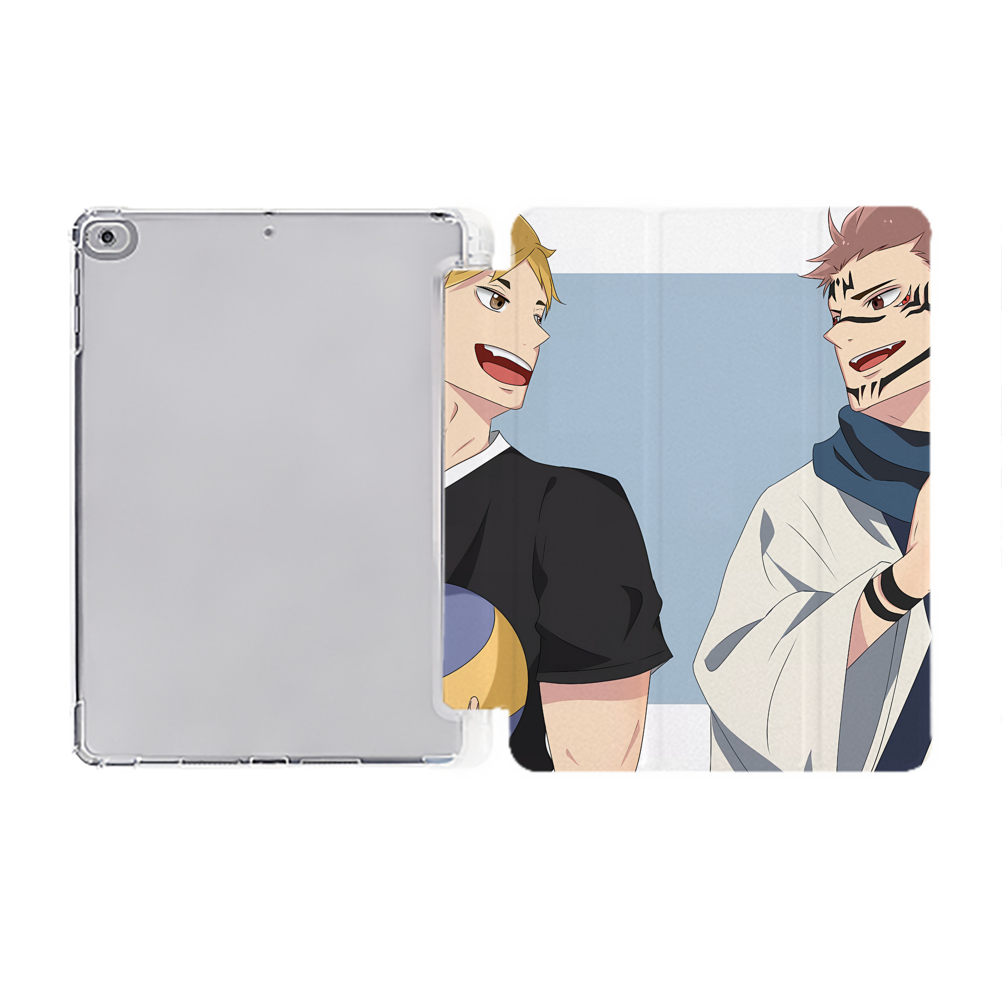 （画像用） SPY×FAMILY间谍家家酒 IPad ケース ペン収納付き 三つ折りスタンド PUレザー×シリコン 対応機種9.5/10.5/10.9インチ